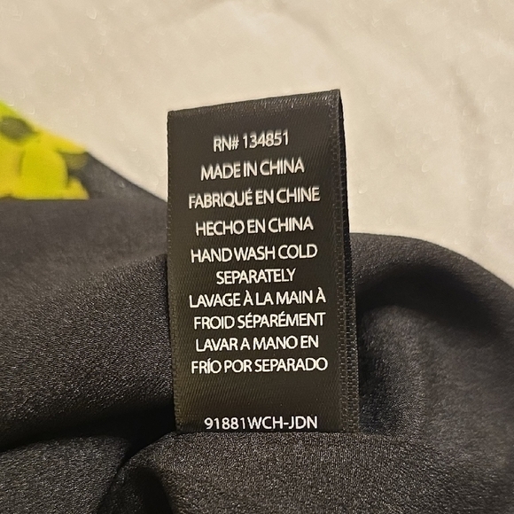 WAYF Strapless Dress with Green Floral Pattern - Picture 16 of 16